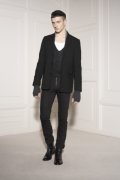 Veste laine noire bottines noires mode Acne homme automne hiver 2010 2011