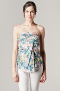 Bustier imprimé floral 