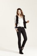 Ensemble noir et blanc ICODE collection femme automne-hiver 2010-2011