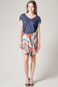 Jupe foulard asymétrique 