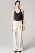 Pantalon large en crêpe