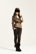 Blouson en cuir ICODE collection femme automne-hiver 2010-2011