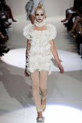 Robe blanche Marc Jacobs collection femme printemps été 2010. 