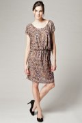 Robe en maille imprimée