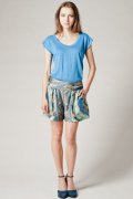 Short imprimé foulard