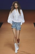 Chemise corsetée blanche Paul & Joe été 2010