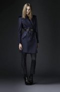 Trench bleu Burberry hiver 2011 collection femme