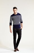 Sweat marinière pantalon noir collection IKKS Homme printemps-été 2011