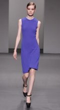 Robe bleu fluide Calvin Klein femme collection hiver 10-11