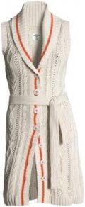 H M collectio printemps ete 2009 femme gilet laine beige