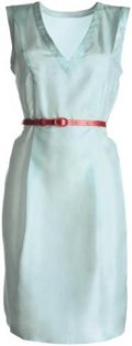 H M collectio printemps ete 2009 femme robe bleue