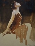 L’actrice et icône de mode Emma Watson immortalisée par le peintre Mark Demsteader