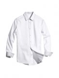 Chemise habillée blanche pour Homme en coton biologique mélangé Conscious Collection H&M Printemps-Eté 2011