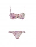 Etam collection été 2011 soutien gorge bandeau et culotte volantée imprimé fleur Cherry Blossom Girl