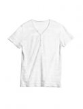 T-shirt manches courtes en coton biologique mélangé Homme H&M Printemps-Eté Conscious-Collection 2011