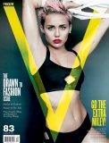 Miley Cyrus et a sexy attitude en une de V