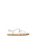 Sandales blanches à lanières Zara collection printemps-été 2011