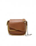 Sac bandoulière à fermeture asymétrique 