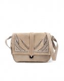 Sac bandoulière ethnique en cuir de vache
