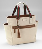 Le Mamma bag de Guggi beige et marron au bénéfice de l’Unicef en 2011