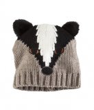 Bonnet maille tête animale brodée H&m Tendance hiver 2011/2012