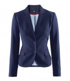 Blazer bleu marine à fermeture 2 boutons