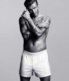 David Beckahm vêtu du caleçon H&M