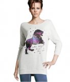 Manches ¾ et motif chien
