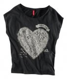 Top en jersey souple imprimé