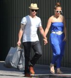 Jennifer Lopez et Casper Smart : séance shopping à Los Angeles