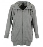 Sweat shirt Izzue gris à manches longues et poches kangourou Collection automne hiver 2011/2012