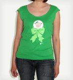 T-shirt femme vert Mouton Antoinette