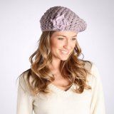 Béret en maille parme La Redoute Collection automne hiver 2011/2012