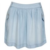 Jupe courte style jean’s Pimkie été 2011 bleu ciel