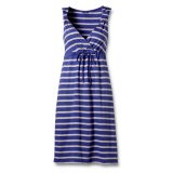 Mexx femme robe d’été en jersey imprimée style marinière décolleté en V et lien de serrage collection été 2011