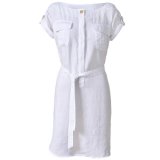 Robe en lin blanc optique Comptoir des cotonniers printemps-été 2011 collection femme printemps-été 2011