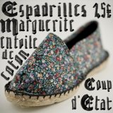 Les espadrilles Marguerite de Coup d’Etat