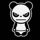 Hi Panda grincheux est à Paris