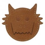 Marque-page dragon cuir naturel Mulberry