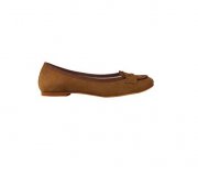 Chaussure ballerine mocassin marron en nubuck modèle Néo André été 2011