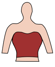 Bustier tubulaire