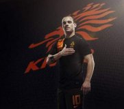 Wesley Sneijder porte fièrement le maillot des Pays-Bas