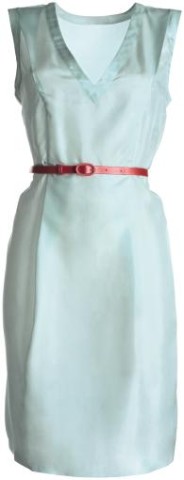 H M collectio printemps ete 2009 femme robe bleue