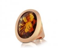 Bague « Rebbeca » en plaqué or rose 