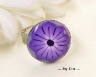 Bague fleur en Fimo