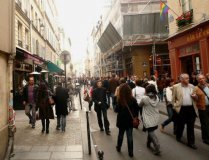 La rue Vieille-du-Temple dans le quartier du Marais