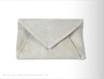 Pochette femme couleur taupe