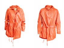 Parka orange personnalisable collection printemps-été femme homme H&M Fashion against AIDS 2011