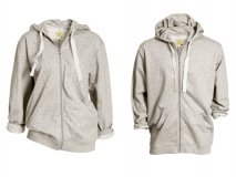 Sweatshirt à capuche gris tacheté homme femme Fashion against AIDS  collection printemps-été H&M 2011