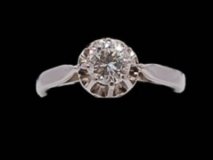Solitaire ancien diamant chez bijouxoccasions.com
